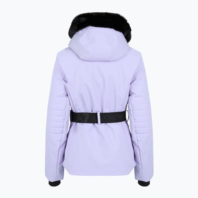 Куртка гірськолижна жіноча EA7 Emporio Armani Ski Kitzbuhel Protectum7 sweet lavender 2