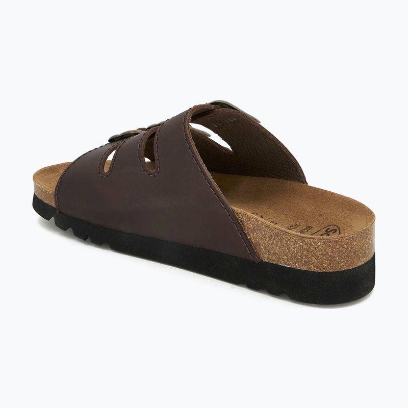 Жіночі шльопанці Scholl Rio Wedge Ad Med dark brown 2