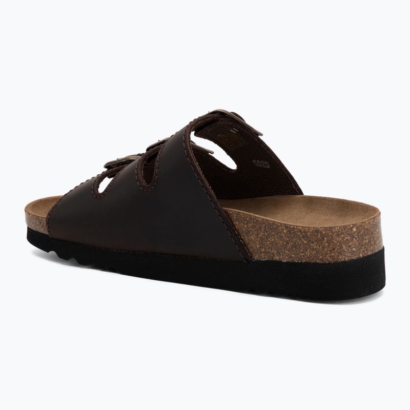 Жіночі шльопанці Scholl Rio Wedge Ad Med dark brown 3