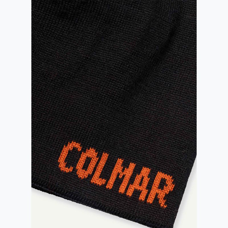 Шапка зимова чоловіча Colmar Turner black/mars orange 3