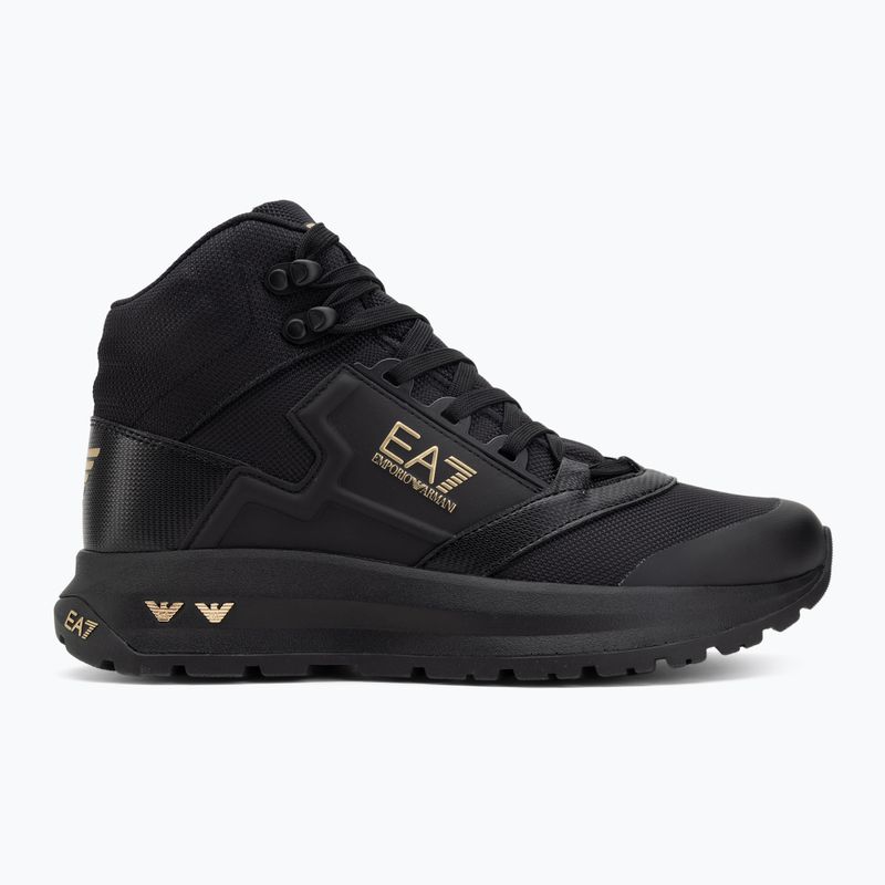 Кросівки EA7 Emporio Armani Ice Altura full black / gold 2