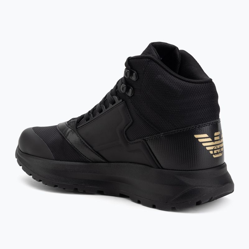 Кросівки EA7 Emporio Armani Ice Altura full black / gold 3