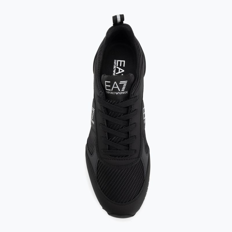 Кросівки EA7 Emporio Armani Black & White Carbon triple black / silver logo 5