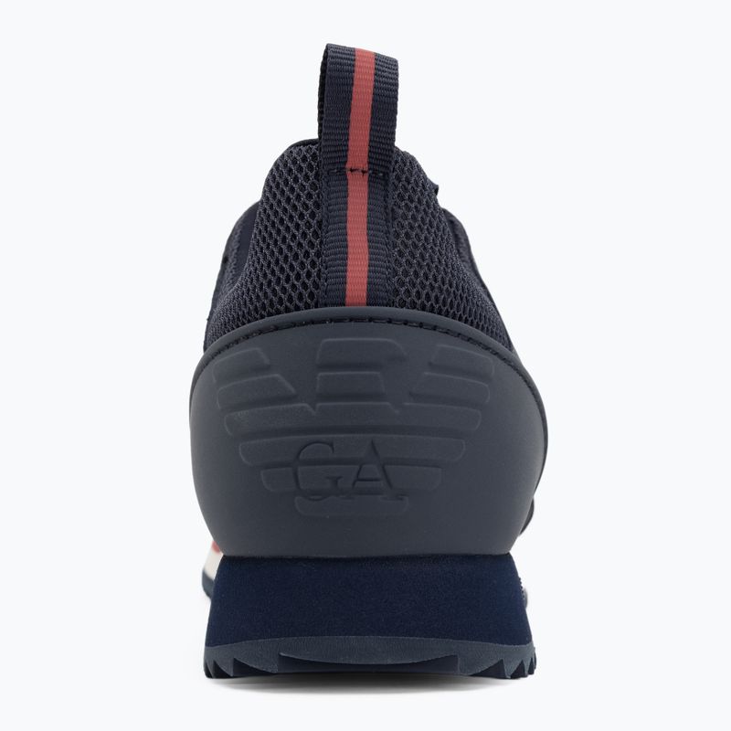 Кросівки EA7 Emporio Armani Black & White Suede sky captain / deep cobal / mineral 6