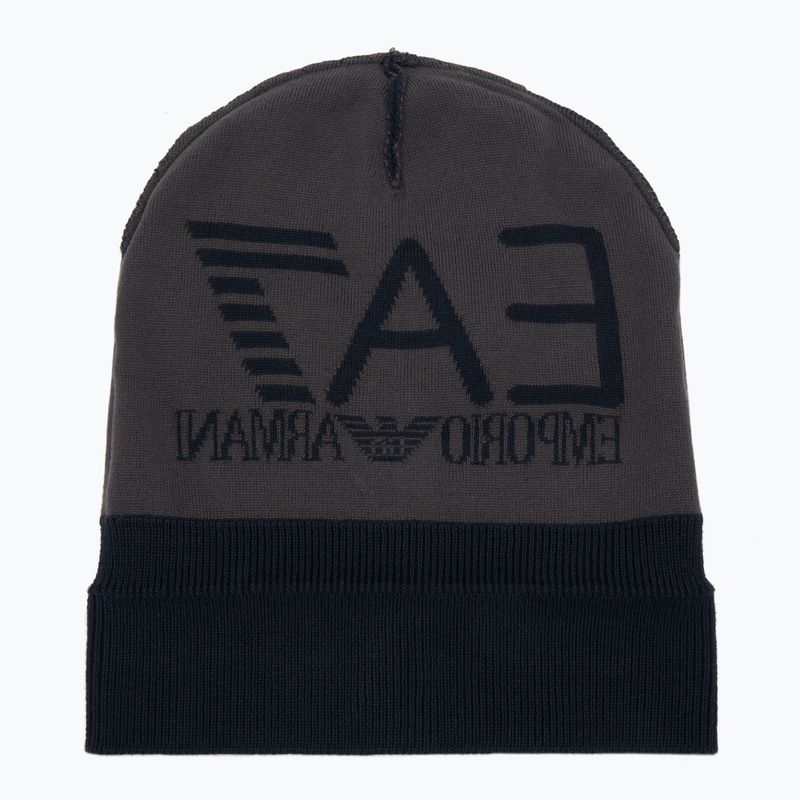 Шапка зимова EA7 Emporio Armani Mountain Visibility Beanie asphalt / black 4
