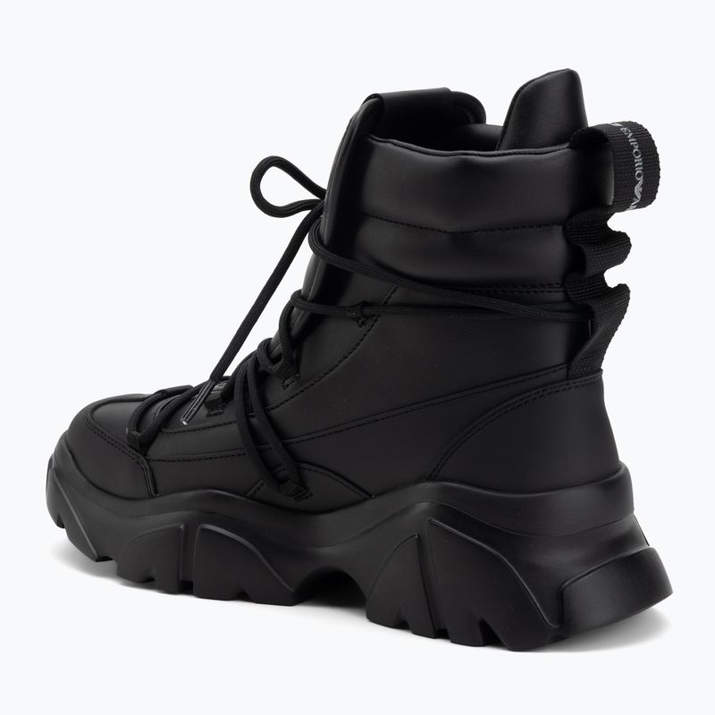 Черевики EA7 Emporio Armani Boot Flakes full black 3