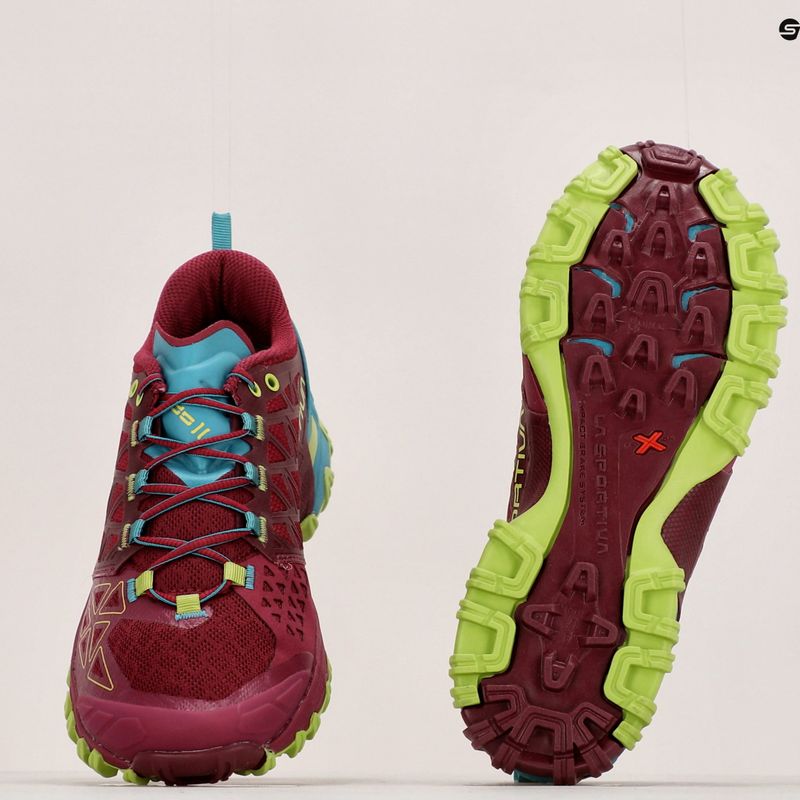 Кросівки для бігу жіночі La Sportiva Bushido II бордово-блакитні 36T502624 14