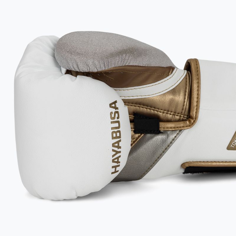 Рукавиці боксерські Hayabusa T3 white/gold 6