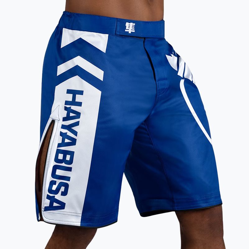 Шорти для тренувань Hayabusa Icon Fight blue/white 2
