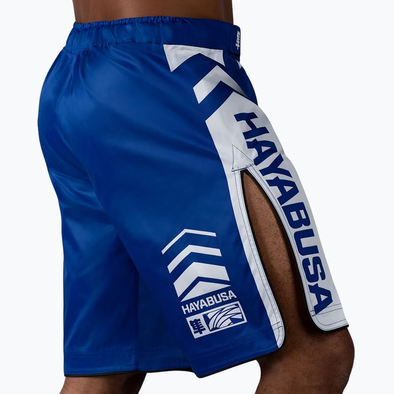 Шорти для тренувань Hayabusa Icon Fight blue/white 4