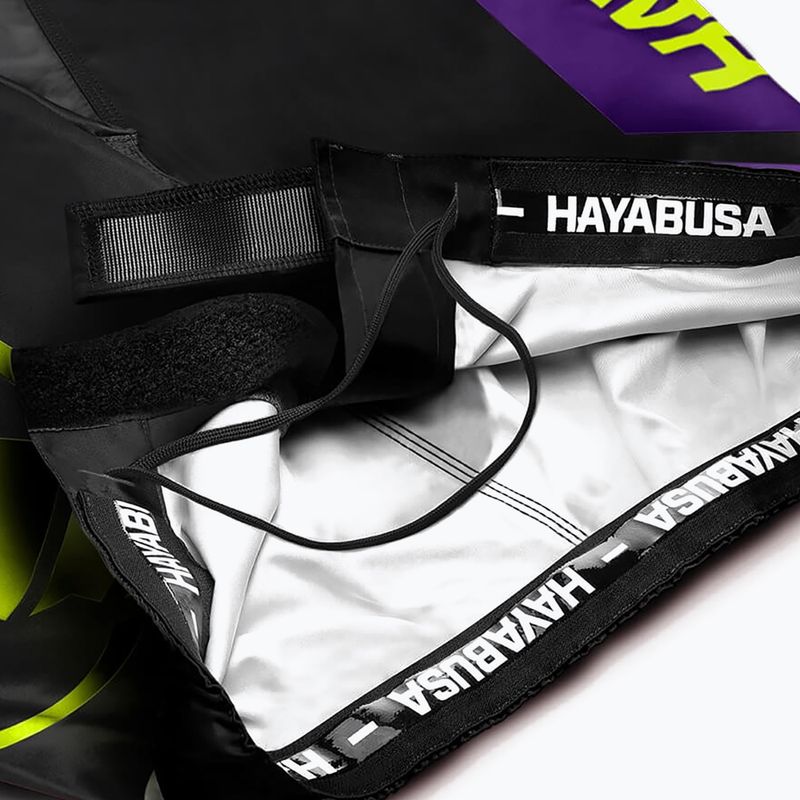 Шорти для ММА Hayabusa Icon Fight чорно-жовті ICFS-BK-L 6