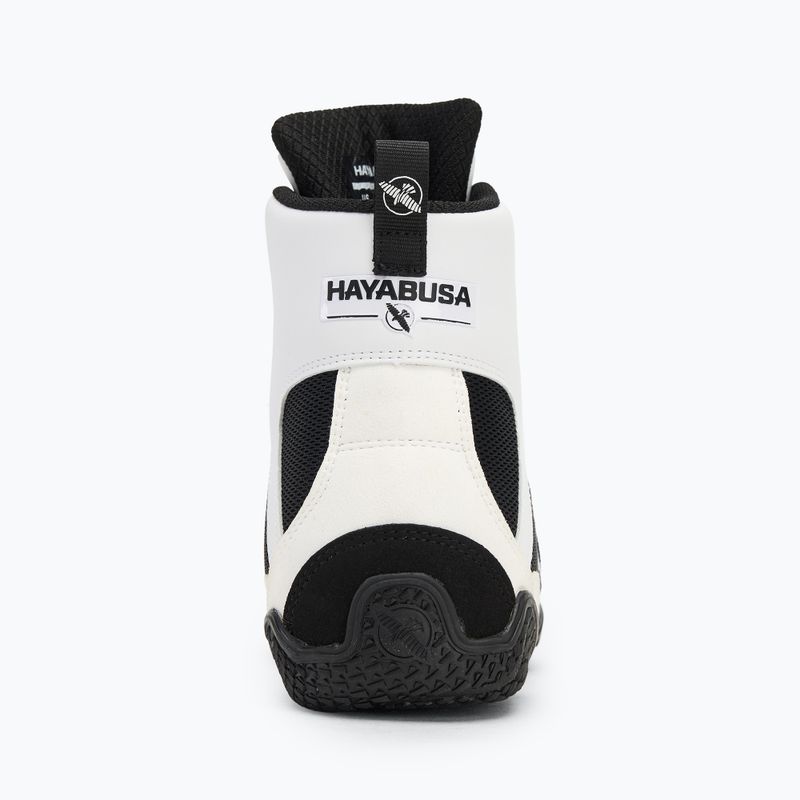 Кросівки боксерські чоловічі Hayabusa Pro Boxing black white 6