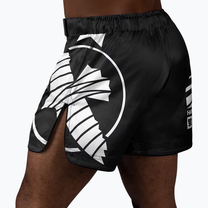 Шорти для тренувань чоловічі Hayabusa Icon Mid-Thigh MMA black/white 2