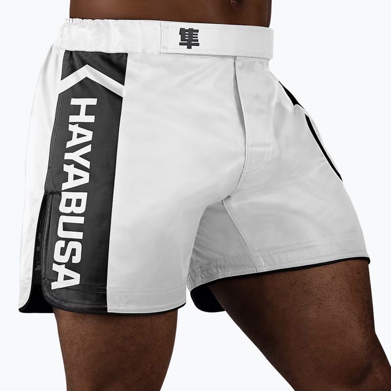 Шорти для тренувань чоловічі Hayabusa Icon Mid-Thigh MMA white/black 2