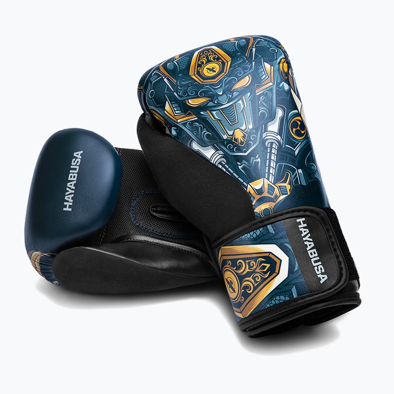 Рукавиці боксерські дитячі Hayabusa Hayabusa S4 Youth Epic blue robot 2