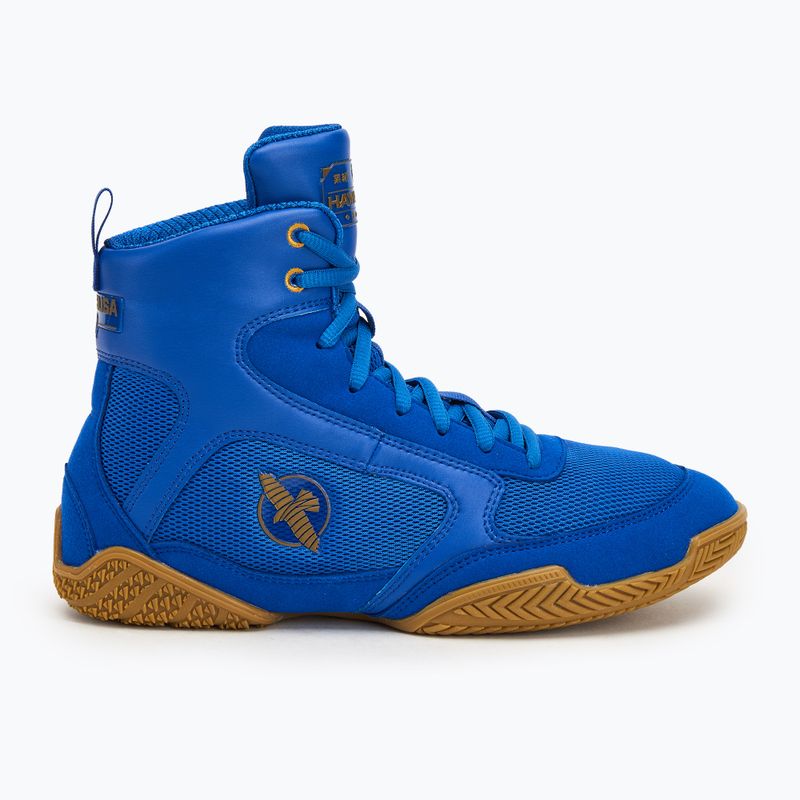 Кросівки боксерські чоловічі Hayabusa Pro Boxing blue 2