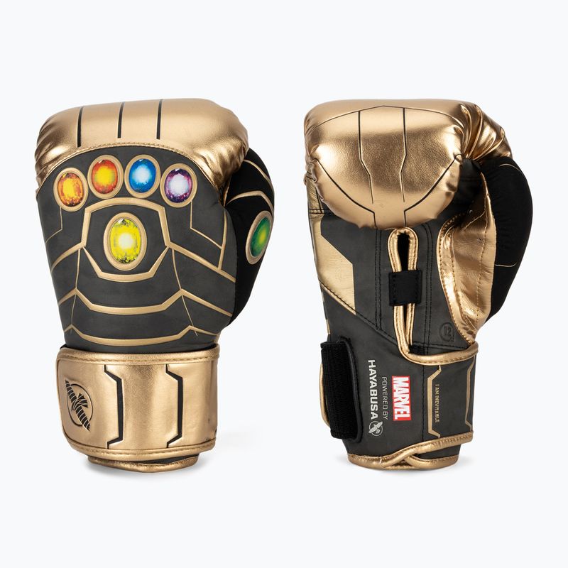 Боксерські рукавички Hayabusa Marvel's Thanos золото/чорний 2