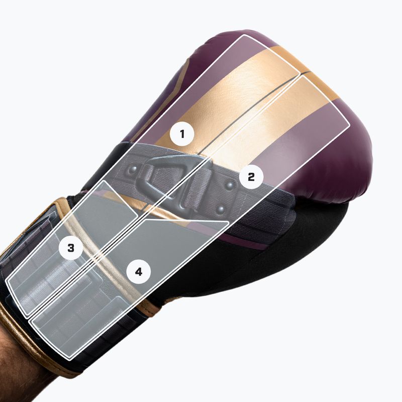 Рукавиці боксерські Hayabusa Marvel's Batroc purple/gold 8