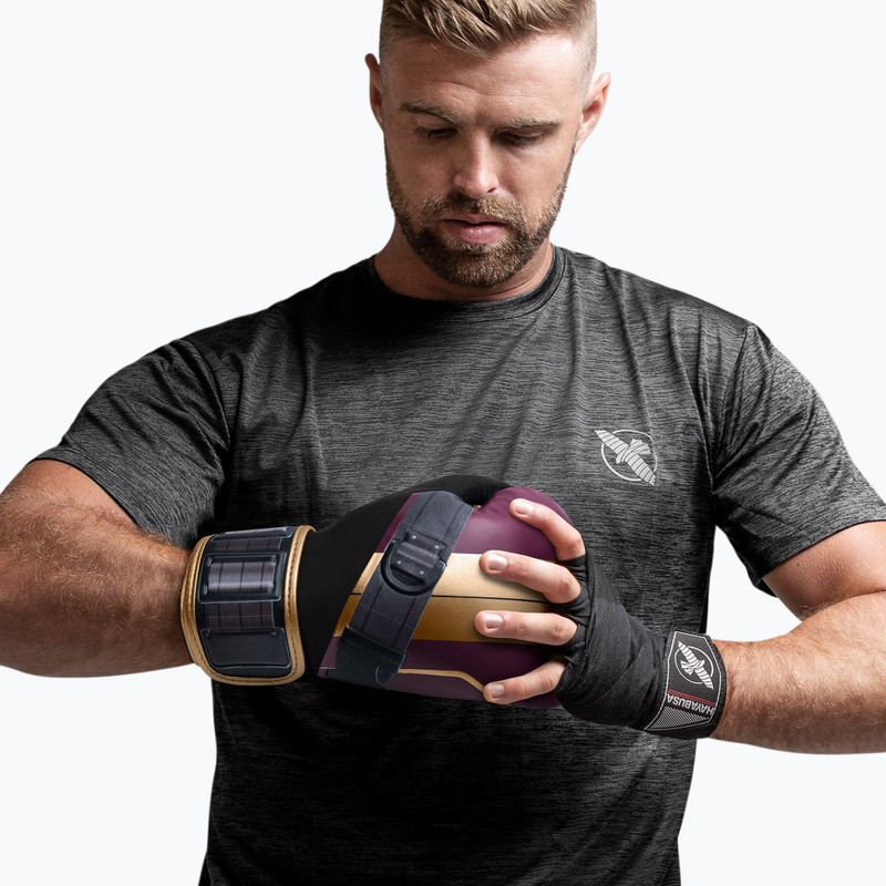 Рукавиці боксерські Hayabusa Marvel's Batroc purple/gold 10