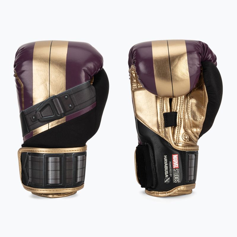 Рукавиці боксерські Hayabusa Marvel's Batroc purple/gold