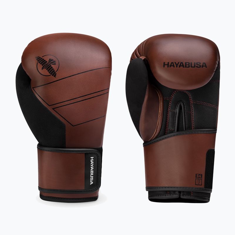 Рукавиці боксерські Hayabusa S4 Leather коричневі S4LBG