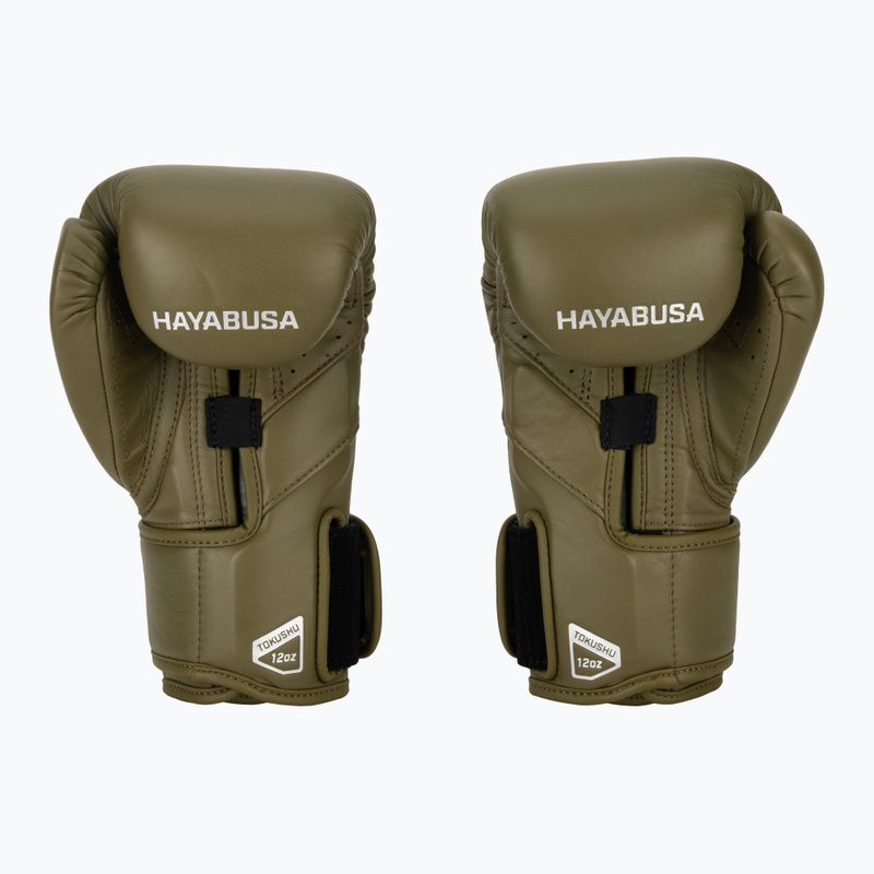Рукавиці боксерські Hayabusa T3 Kanpeki olive green 3