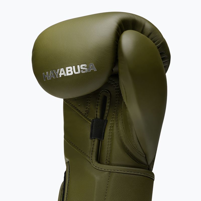 Рукавиці боксерські Hayabusa T3 Kanpeki olive green 4