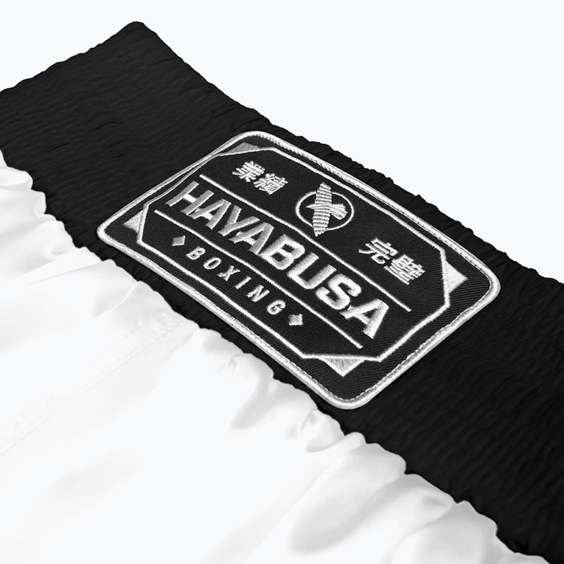 Шорти для тренувань Hayabusa Pro Boxing white 5