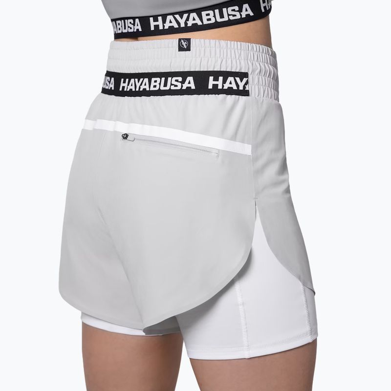 Шорти для тренувань жіночі Hayabusa Mid Rise Layered grey 3