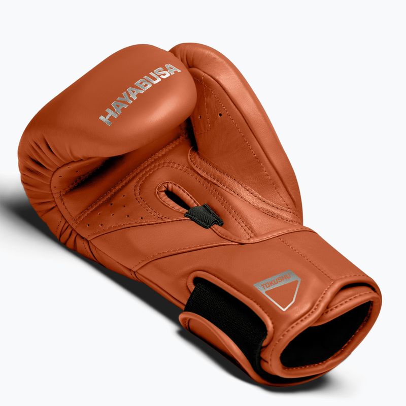 Рукавиці боксерські Hayabusa T3 Kanpeki clay orange 3