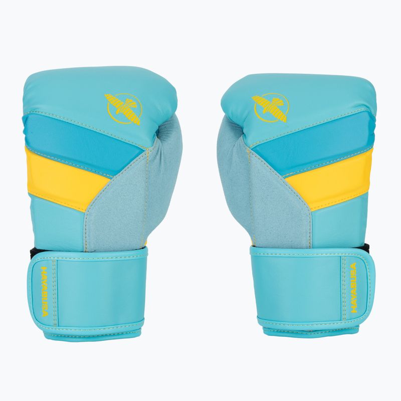 Рукавиці боксерські Hayabusa T3 blue/yellow 2