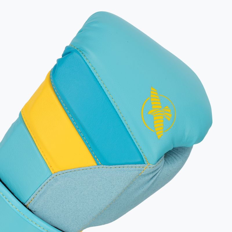 Рукавиці боксерські Hayabusa T3 blue/yellow 5