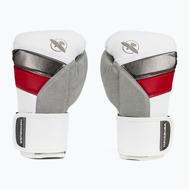Рукавиці боксерські Hayabusa T3 white/red 2