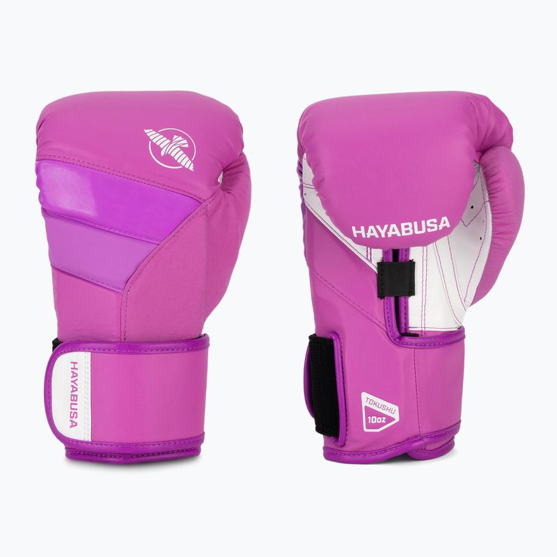 Рукавиці боксерські Hayabusa T3 Neon neon purple