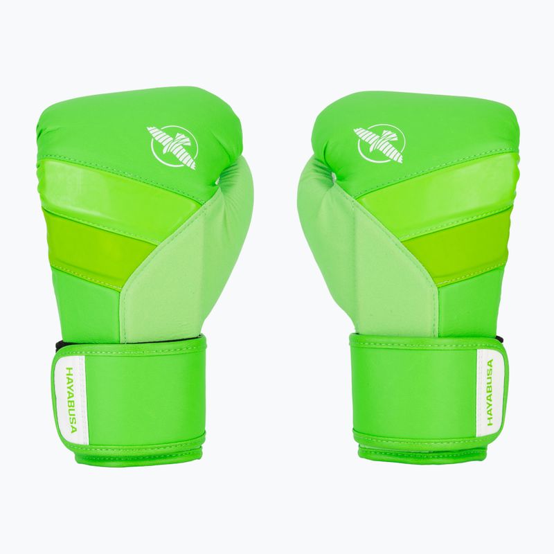 Рукавиці боксерські Hayabusa T3 Neon neon green 2