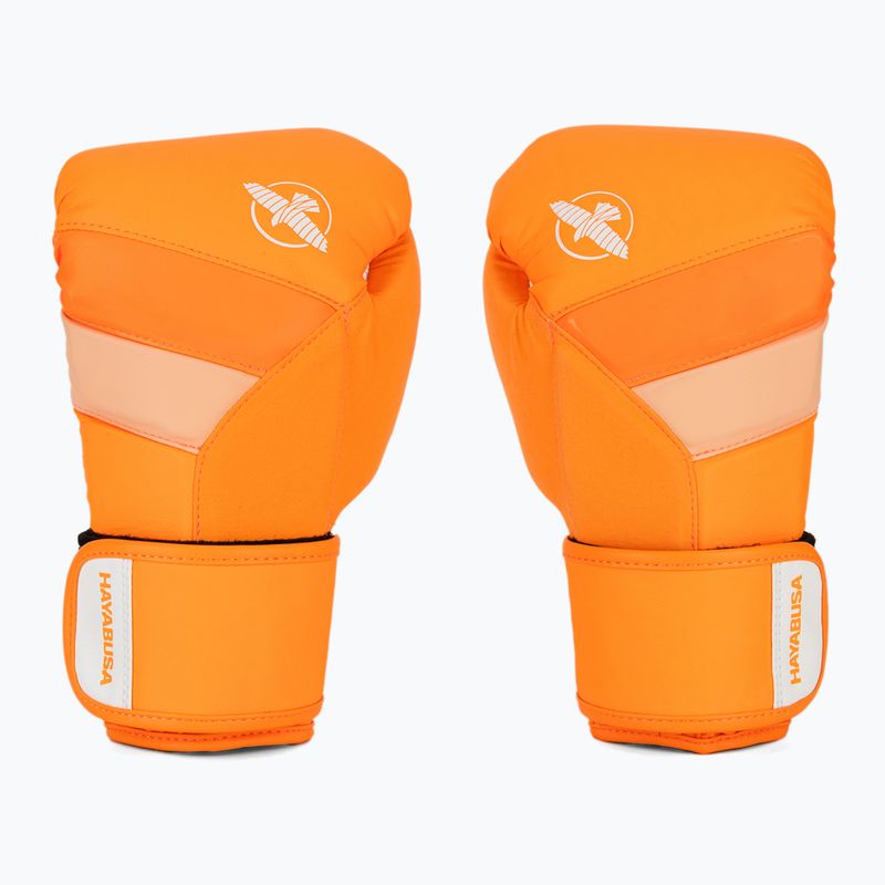 Рукавиці боксерські Hayabusa T3 Neon neon orange 2