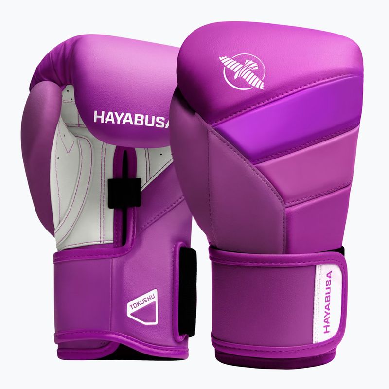 Рукавиці боксерські Hayabusa T3 Neon neon purple