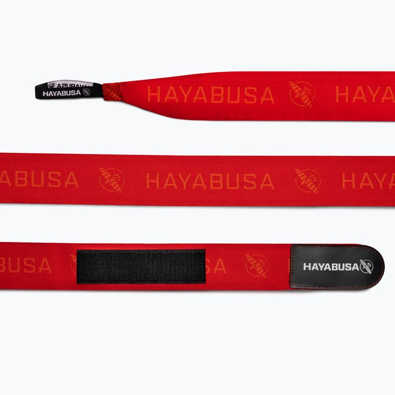 Бинти боксерські Hayabusa Deluxe Jacquard Handwraps 450 см red 3