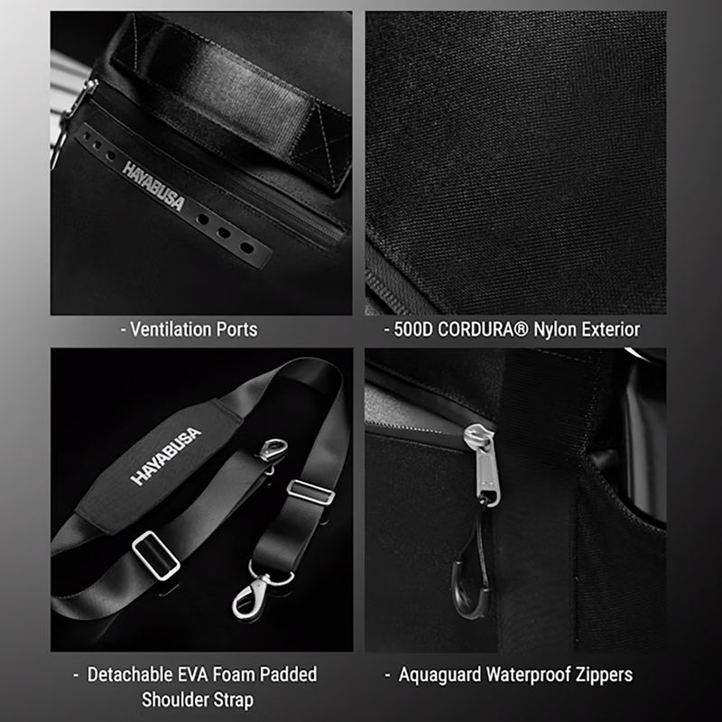 Сумка для тренувань Hayabusa Airstream Athletic Duffle Bag 50 л black 6