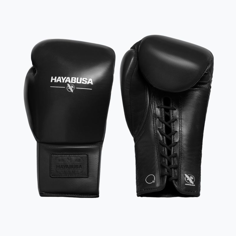 Боксерські рукавички Hayabusa Pro Traditional Horse Hair Lace-Up black
