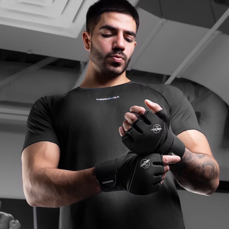 Рукавиці греплінгові Hayabusa Elite Quick Wraps black 7
