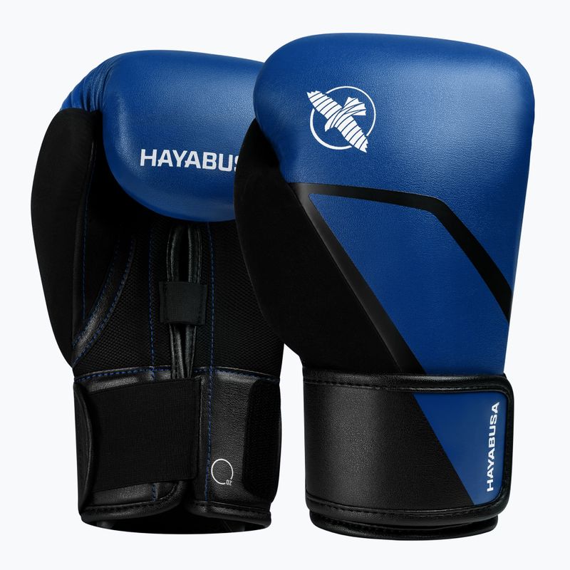 Боксерські рукавички Hayabusa E1 Boxing blue/black 2