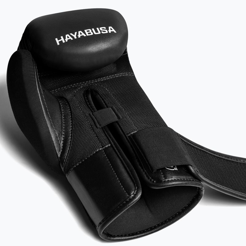 Рукавиці боксерські Hayabusa E1 Boxing black/grey 4