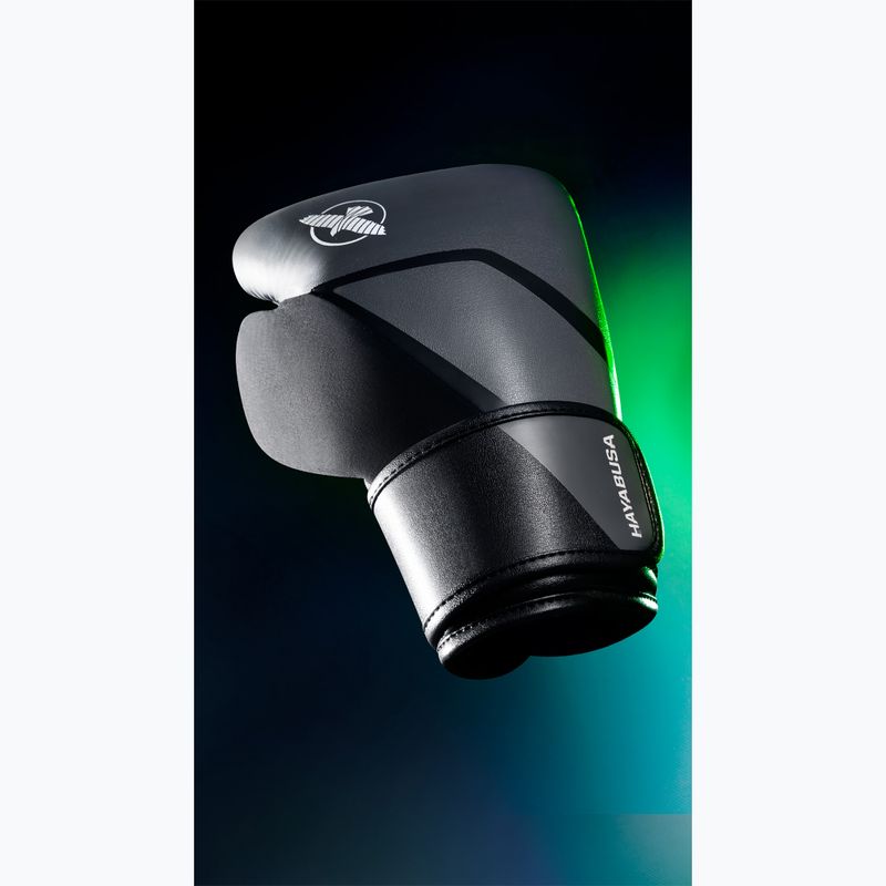 Боксерські рукавички Hayabusa E1 Boxing grey/black 11