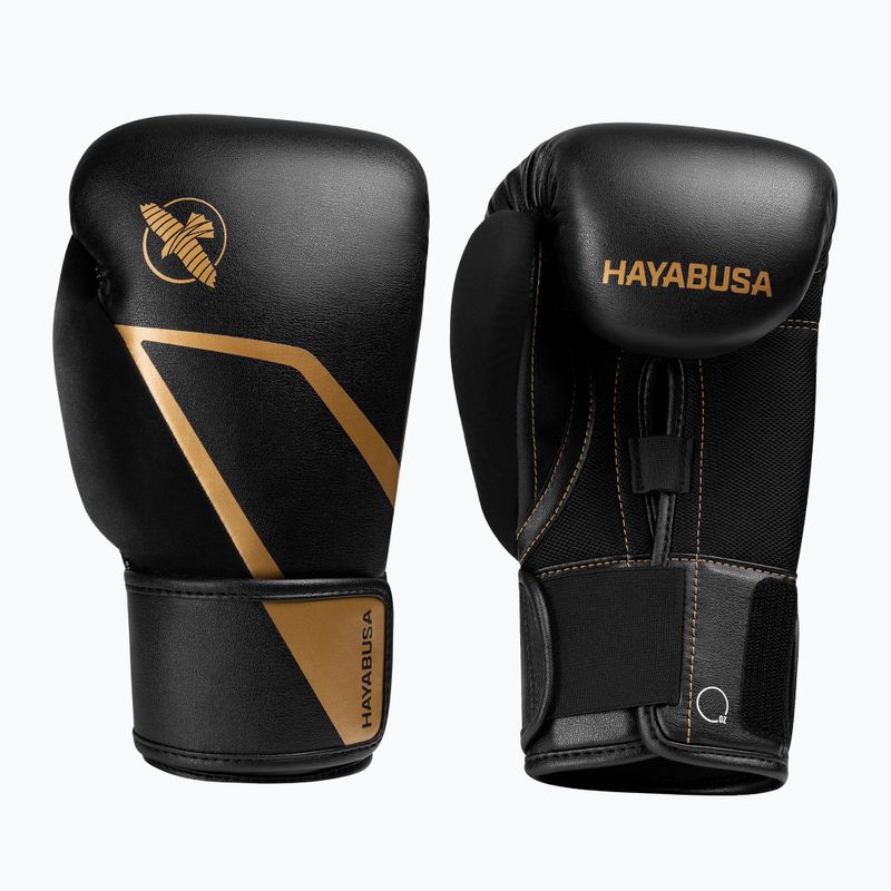 Рукавиці боксерські Hayabusa E1 Boxing black/gold