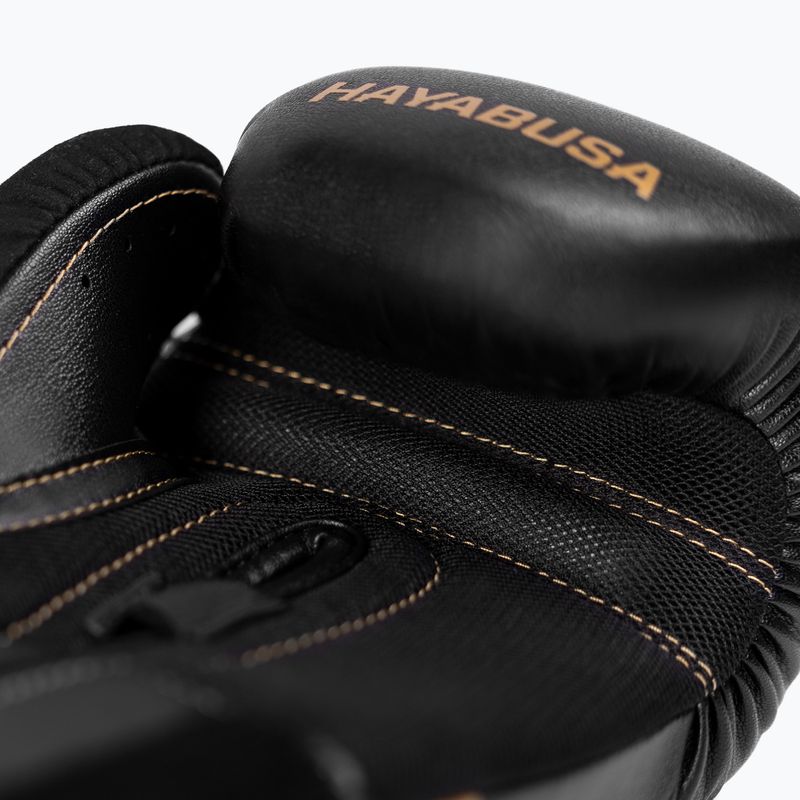 Боксерські рукавички Hayabusa E1 Boxing black/gold 7