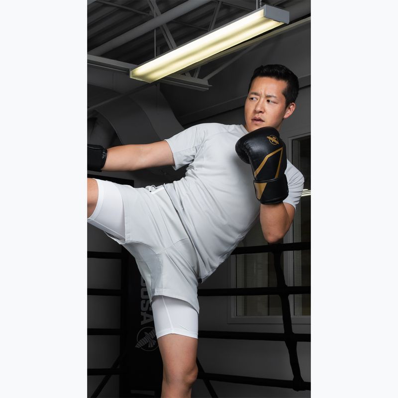 Боксерські рукавички Hayabusa E1 Boxing black/gold 13