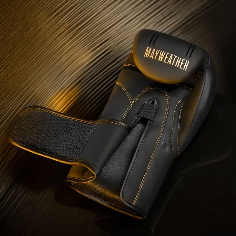 Рукавиці боксерські Hayabusa Mayweather Contender black/gold 4