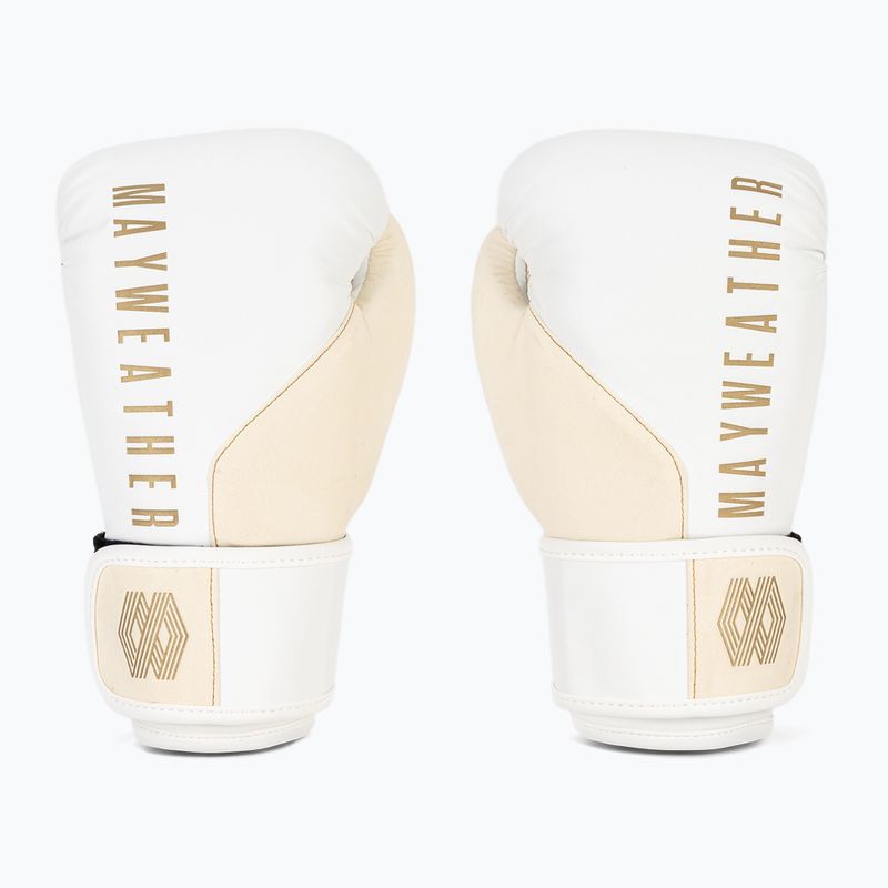 Рукавиці боксерські Hayabusa Mayweather Champ white/gold 2