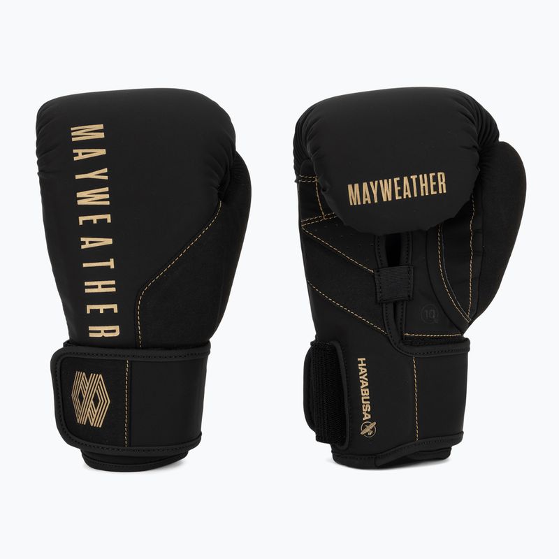 Рукавиці боксерські Hayabusa Mayweather Champ black/gold 2